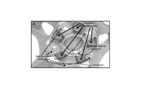 H&R DR-System Wheel spacer set 20mm per axle - Plug size 5x112 - Hub 57,1mm - Version A - Bolt size M, Image 4