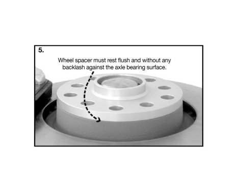 H&R DR-System Wheel spacer set 6mm per axle - Plug size 4x100 - Hub 57,1mm - Bolt size M12x1,5 - fit, Image 6