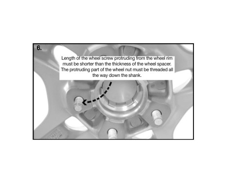 H&R DRA-System Wheel spacer set 60mm per axle - Plug size 5x120 - Hub 72.5mm - Bolt size M12x1.5 - B, Image 7