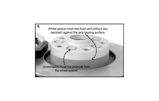 H&R DRA-System Wheel spacer set 80mm per axle - Plug size 5x112 - Hub 66.5mm - Bolt size M14x1.5 -, Image 6