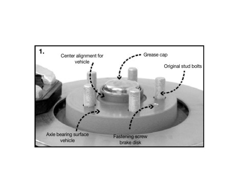 H&R DRS System Wheel spacer set 24mm per axle - Pitch size 5x100 - Hub 56.1mm - Bolt size M12x1.25 -, Image 2