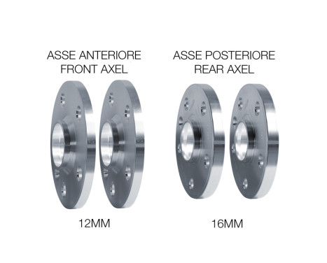 Simoni Racing Aluminum Wheel Spacer Set - 2x12mm - 2x16mm for Alfra Romeo Mito, Image 3