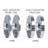 Simoni Racing Aluminum Wheel Spacer Set - 2x13mm(VA) - 2x20mm(AA) (Hub 57.1mm) including wheel bolt, Thumbnail 3