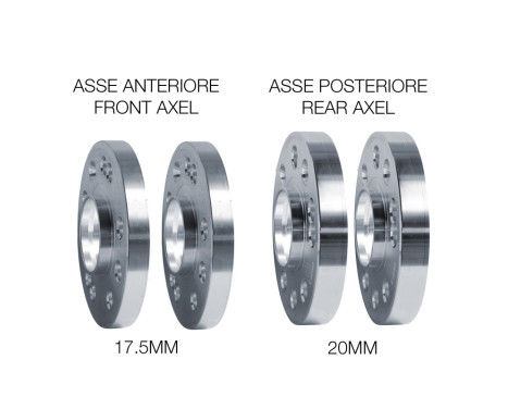 Simoni Racing Aluminum Wheel Spacer Set - Alfa Romeo Miscellaneous - 2x17.5mm - 2x20mm, Image 3