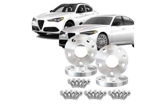 Simoni Racing Aluminum Wheel Spacer Set - for Alfa Romeo various - 2x17.5mm - 2x20mm