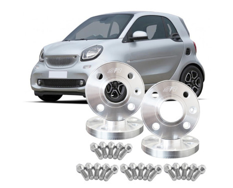 Simoni Racing Aluminum Wheel Spacer Set for Smart Miscellaneous - 2x16.5mm - 2x16.5mm