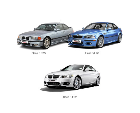 Simoni Racing Aluminum Wheel Spacer Set suitable for BMW 3 series, including wheel bolts, Image 2