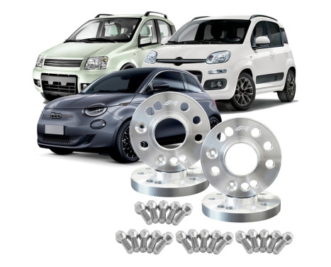 Simoni Racing Aluminum Wheel Spacer Set - suitable for various Fiat models - 2x16mm - 2x20mm