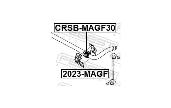 Bearing Bush, stabiliser, Image 2