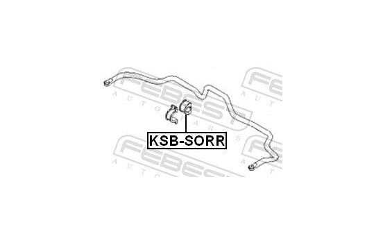 Bearing Bush, stabiliser, Image 2