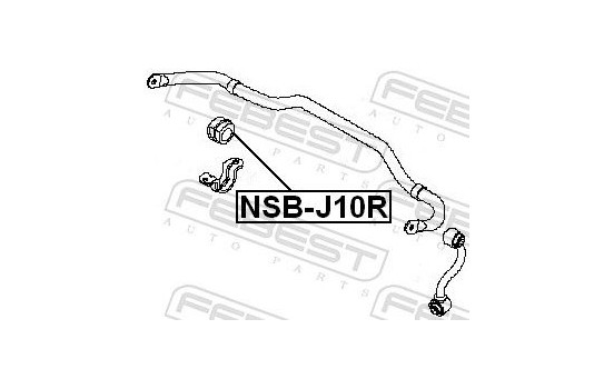 Bearing Bush, stabiliser, Image 2