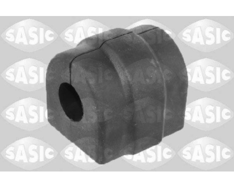 Stabilizer bearing on control arm