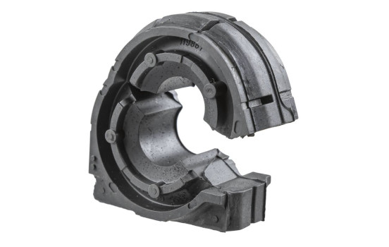 Stabilizer bearing on control arm