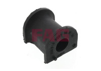 Stabilizer bearing on control arm