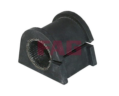 Stabilizer bearing on control arm