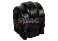 Stabilizer bearing on control arm