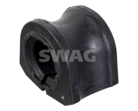 Stabilizer bearing on control arm