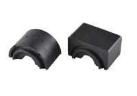 Stabilizer bearing on control arm