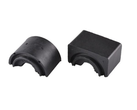 Stabilizer bearing on control arm