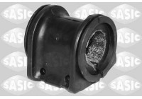 Stabilizer bearing on control arm