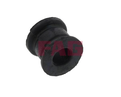 Stabilizer bearing on control arm