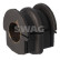 Stabilizer bearing on control arm