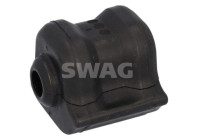 Stabilizer bearing on control arm