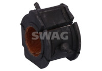 Stabilizer bearing on control arm