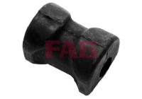 Stabilizer bearing on control arm