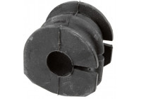 Stabilizer bearing on support arm