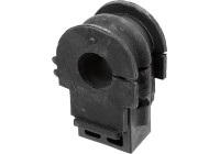Stabilizer bearing on support arm