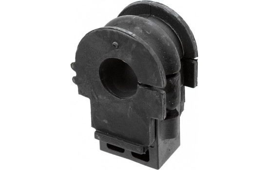 Stabilizer bearing on support arm