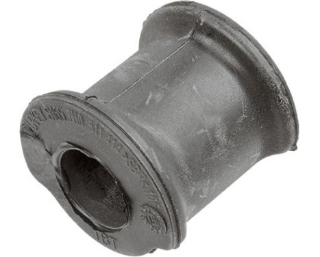 Stabilizer bearing on support arm