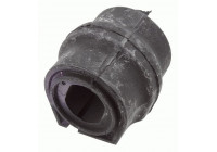 Stabilizer bearing on support arm