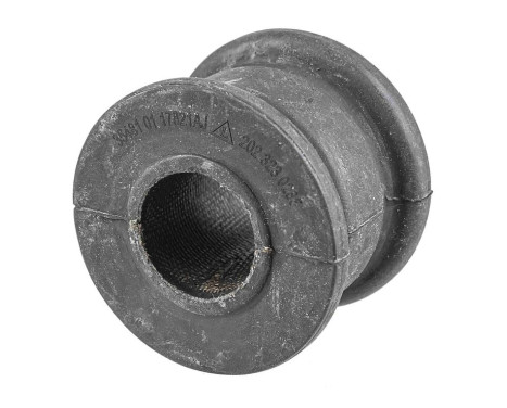 Stabilizer bearing on support arm