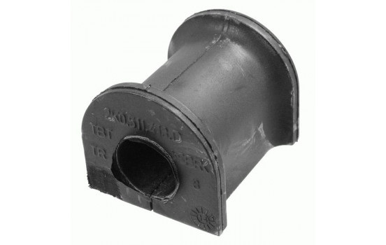 Stabilizer bearing on support arm