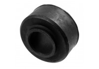 Stabilizer bearing on support arm