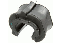 Stabilizer bearing on support arm