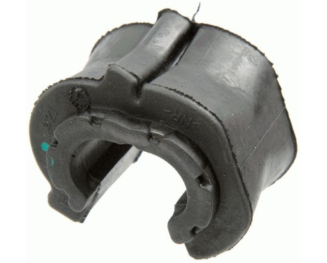 Stabilizer bearing on support arm