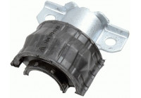 Stabilizer bearing on support arm