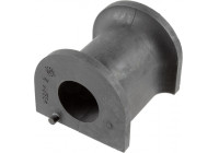 Stabilizer bearing on support arm