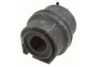 Stabilizer bearing on support arm