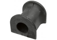 Stabilizer bearing on support arm