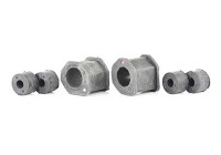 Stabilizer bearing on wishbone