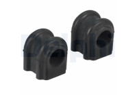 Stabilizer bearing on wishbone