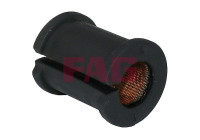Stabilizer bearing on wishbone