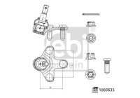 Ball joint 1003635 FEBI