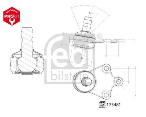 ball joint 175481 FEBI, Image 2