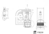 ball joint 178259 FEBI