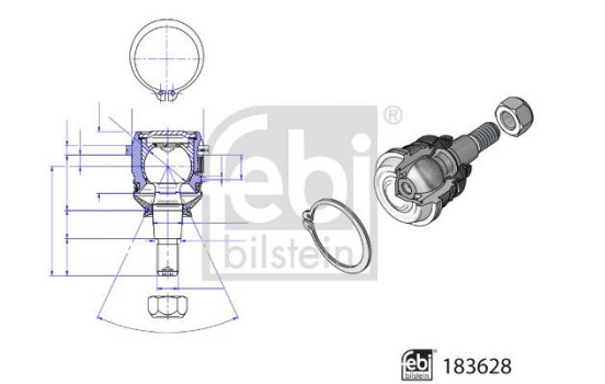ball joint 183628 FEBI